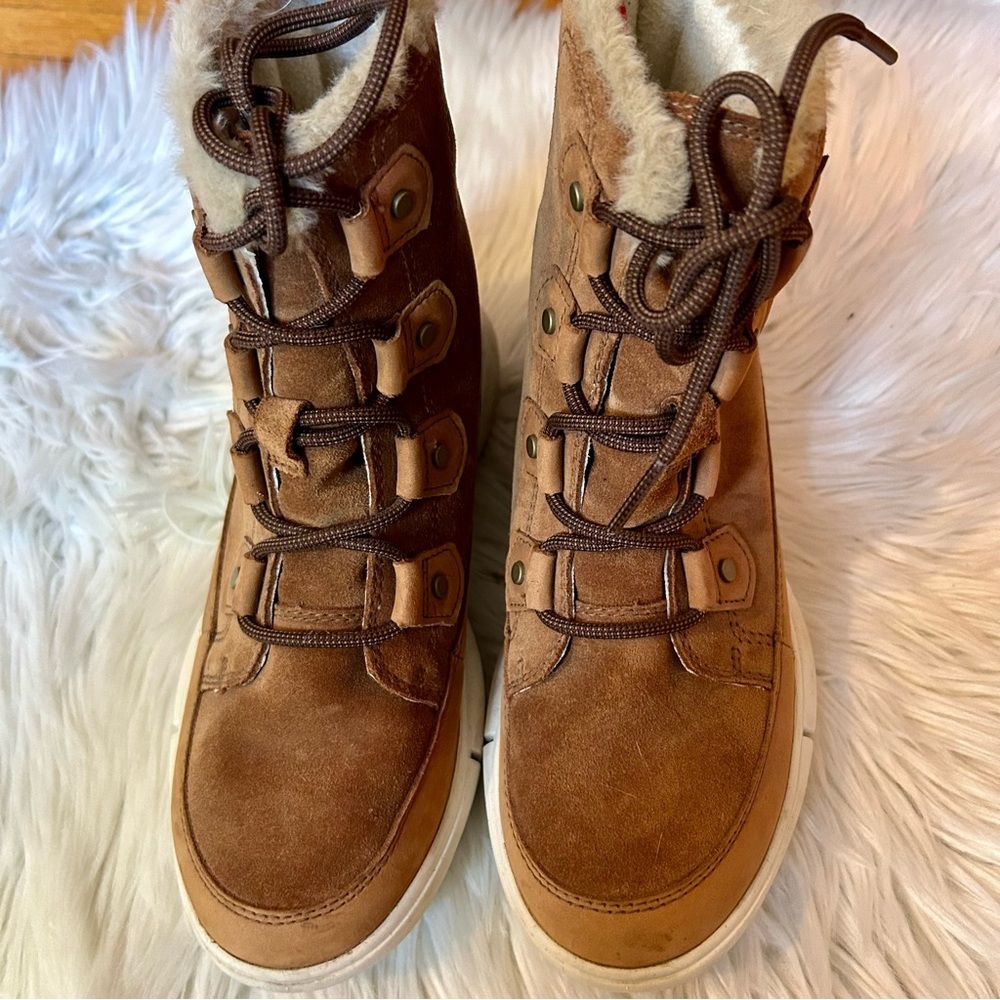 Sorel Women's Explorer II‎ Joan Faux Fur Waterproof Boot - Picture 7 of 9